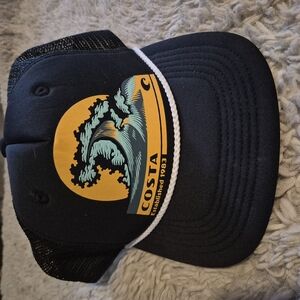 Costa Black and Yellow Trucker Hat